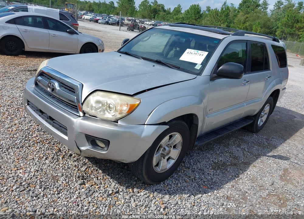 2007 TOYOTA 4RUNNER SR5 V6 VIN: JTEZU14R378090987