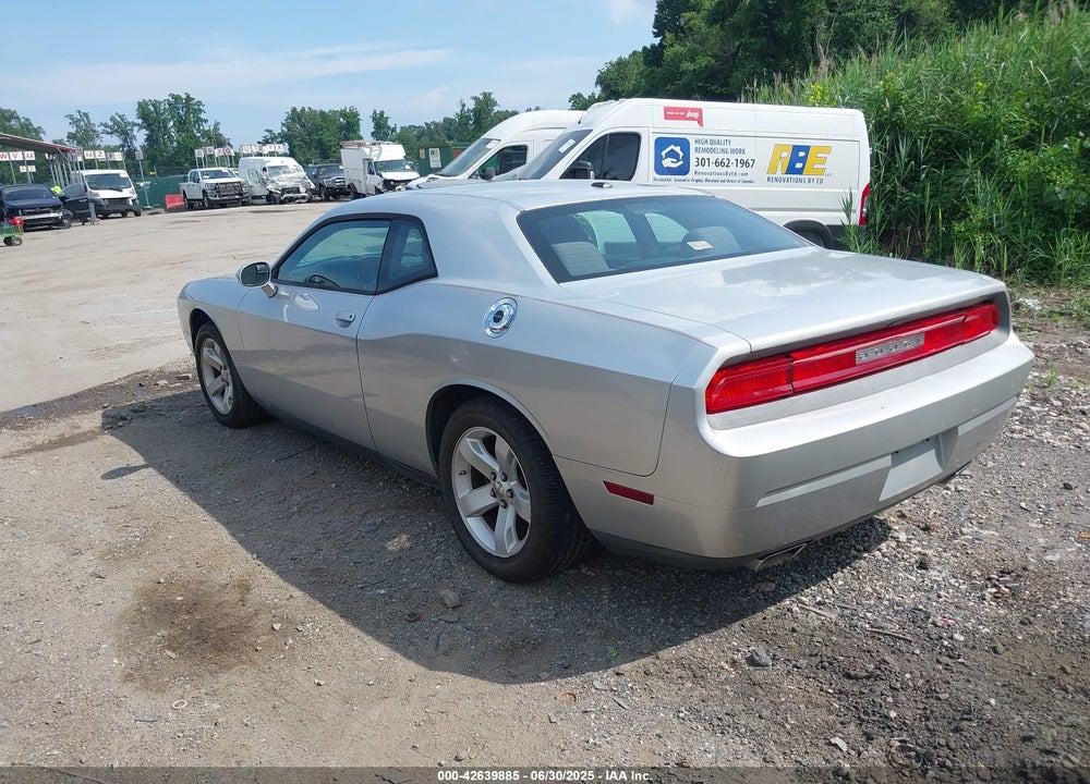 2012 DODGE CHALLENGER SXT VIN: 2C3CDYAG0CH232212