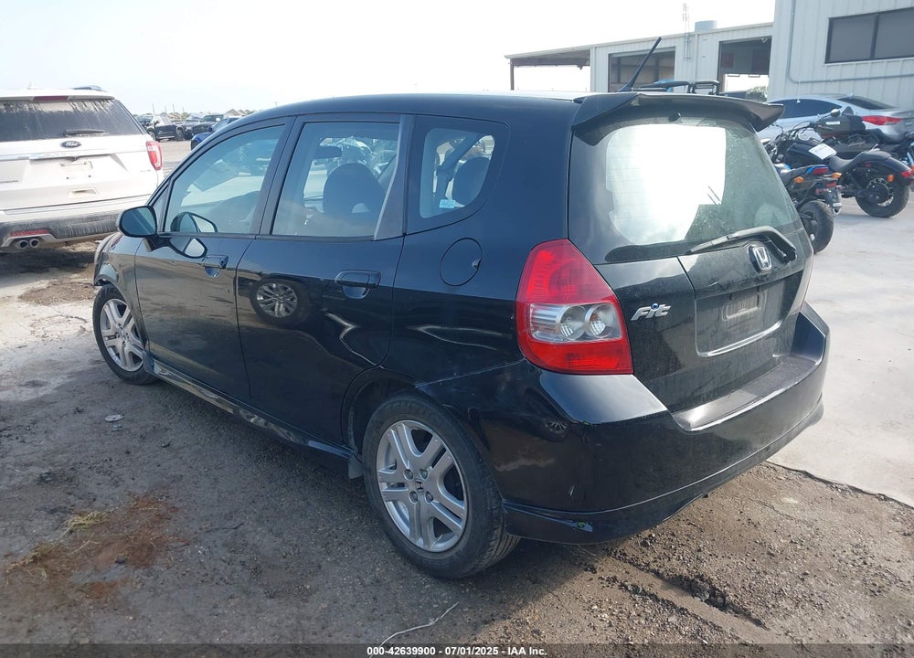 2007 HONDA FIT SPORT VIN: JHMGD37647S055935