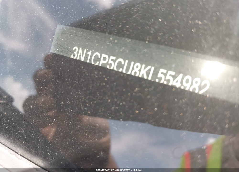 2019 NISSAN KICKS VIN: 3N1CP5CU8KL554982