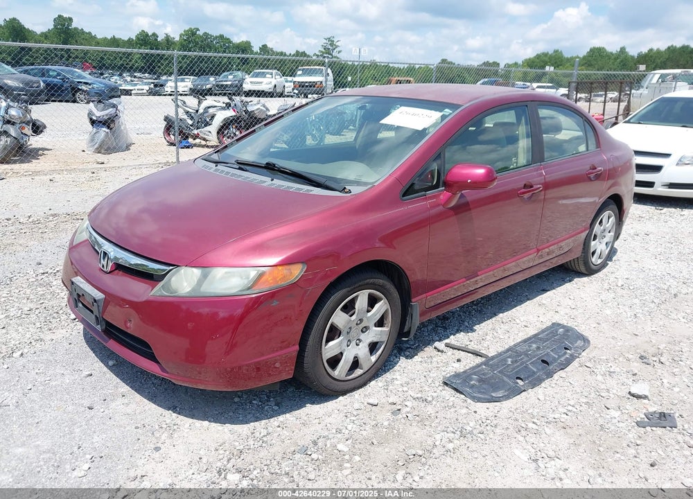 2008 HONDA CIVIC VIN: 1HGFA16518L108705