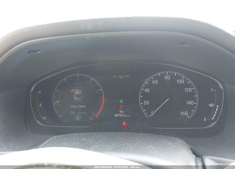 2019 HONDA ACCORD VIN: 1HGCV1F37KA134167