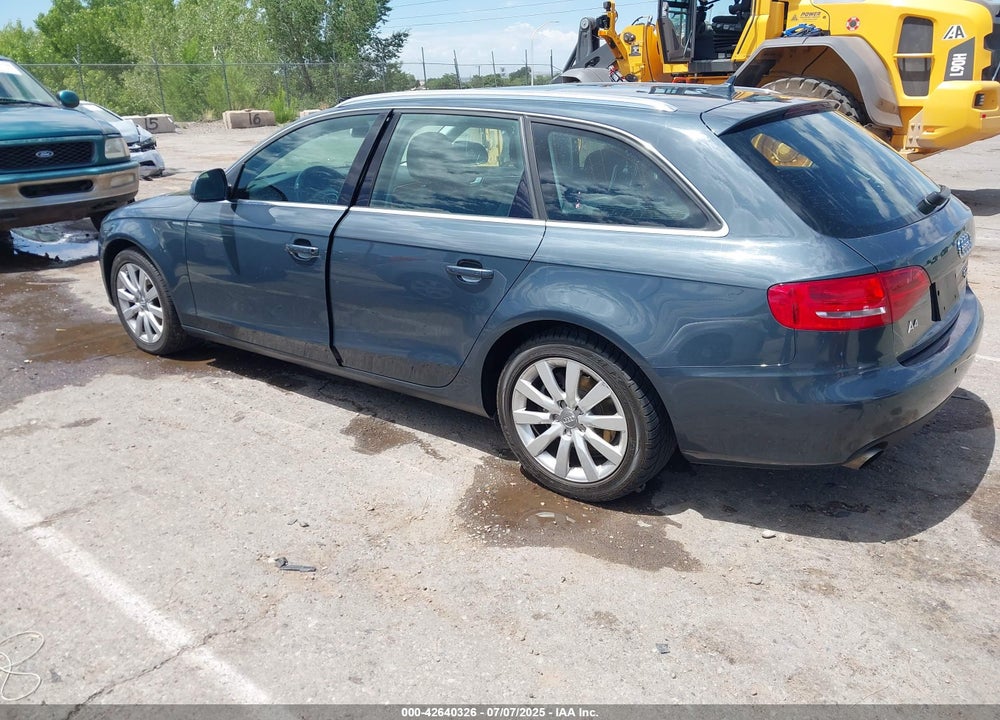 2009 AUDI A4 VIN: WAUGF98K29A184076