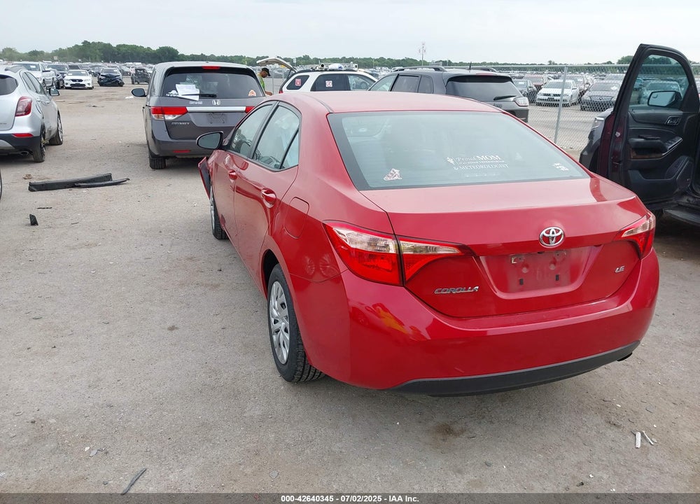 2019 TOYOTA COROLLA VIN: 5YFBURHE1KP885836