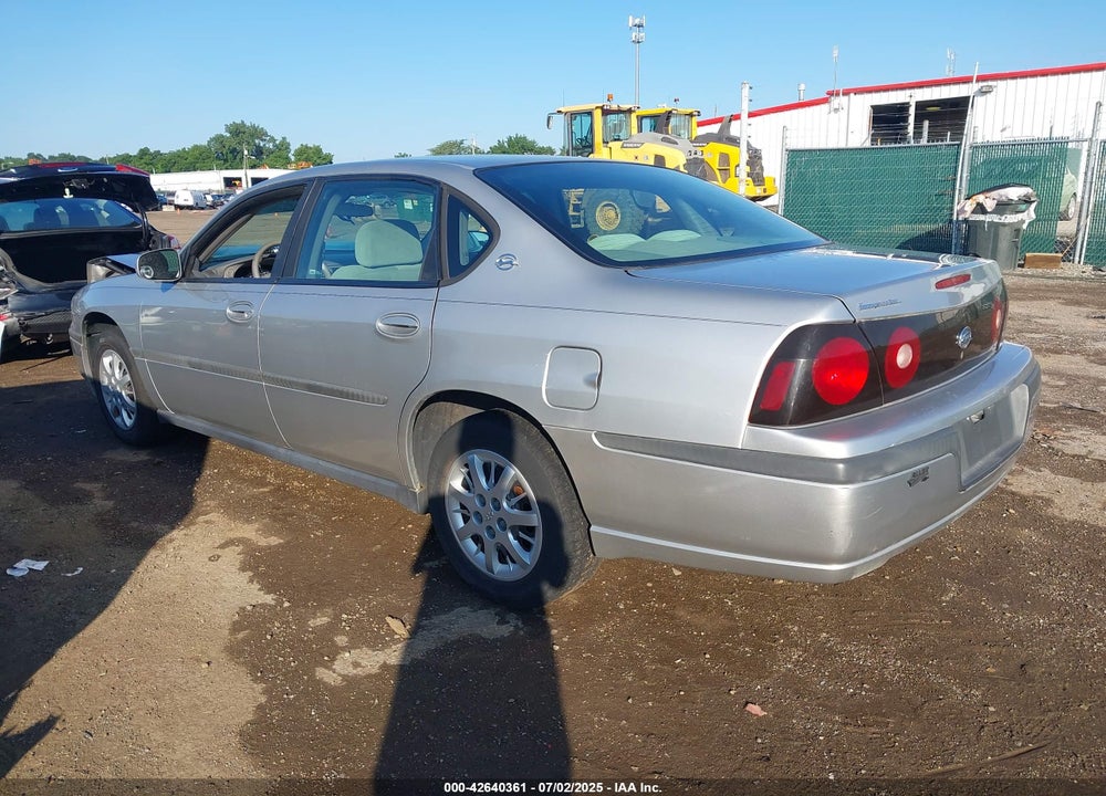 2005 CHEVROLET IMPALA VIN: 2G1WF52E659360040