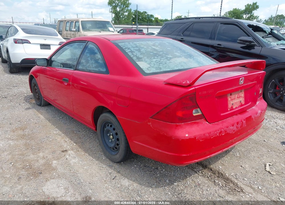 2001 HONDA CIVIC DX VIN: 1HGEM22231L023990