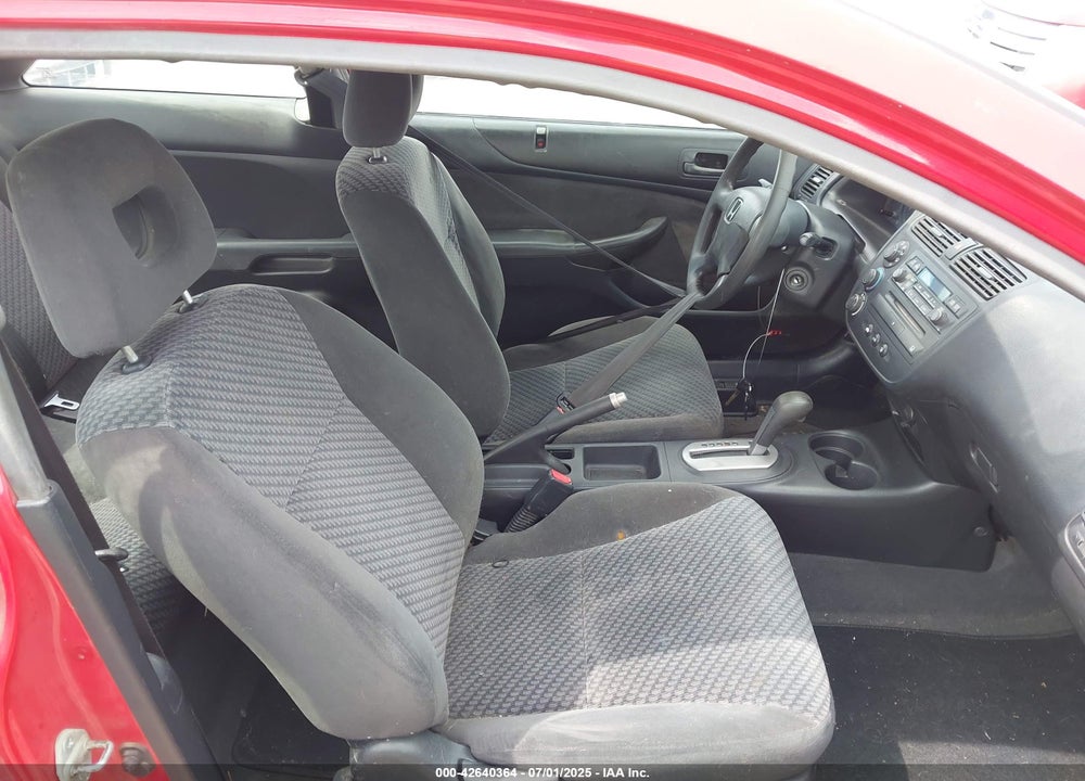 2001 HONDA CIVIC DX VIN: 1HGEM22231L023990
