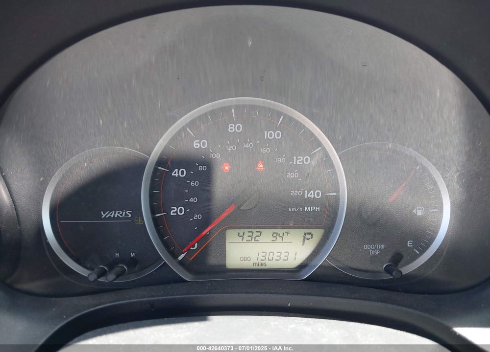 2013 TOYOTA YARIS VIN: JTDKTUD33DD567765