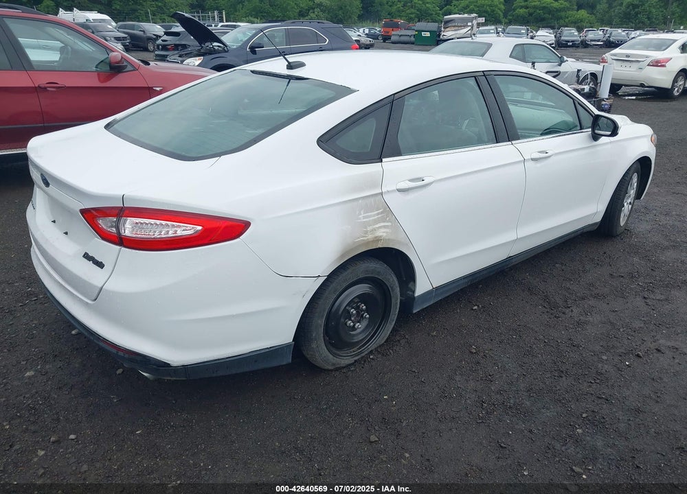 2013 FORD FUSION VIN: 3FA6P0G77DR107308