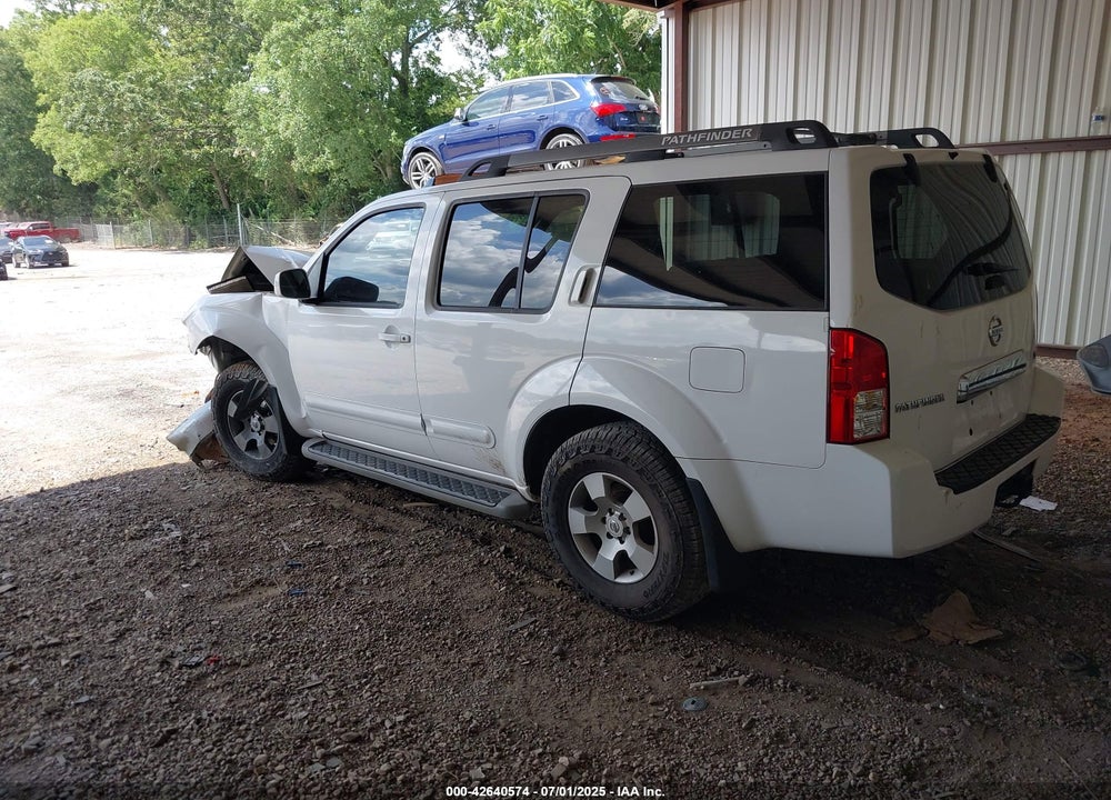 2007 NISSAN PATHFINDER SE VIN: 5N1AR18U97C639988