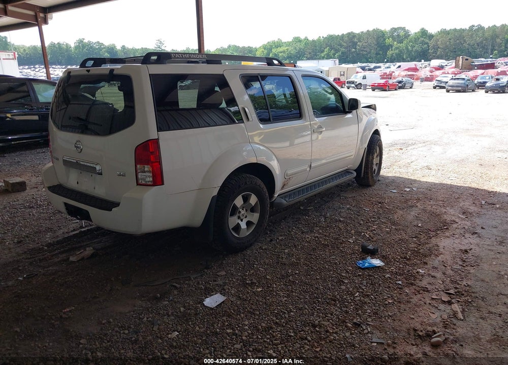 2007 NISSAN PATHFINDER SE VIN: 5N1AR18U97C639988