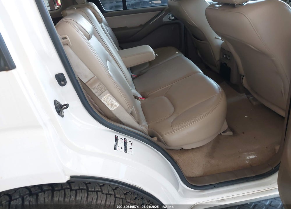 2007 NISSAN PATHFINDER SE VIN: 5N1AR18U97C639988