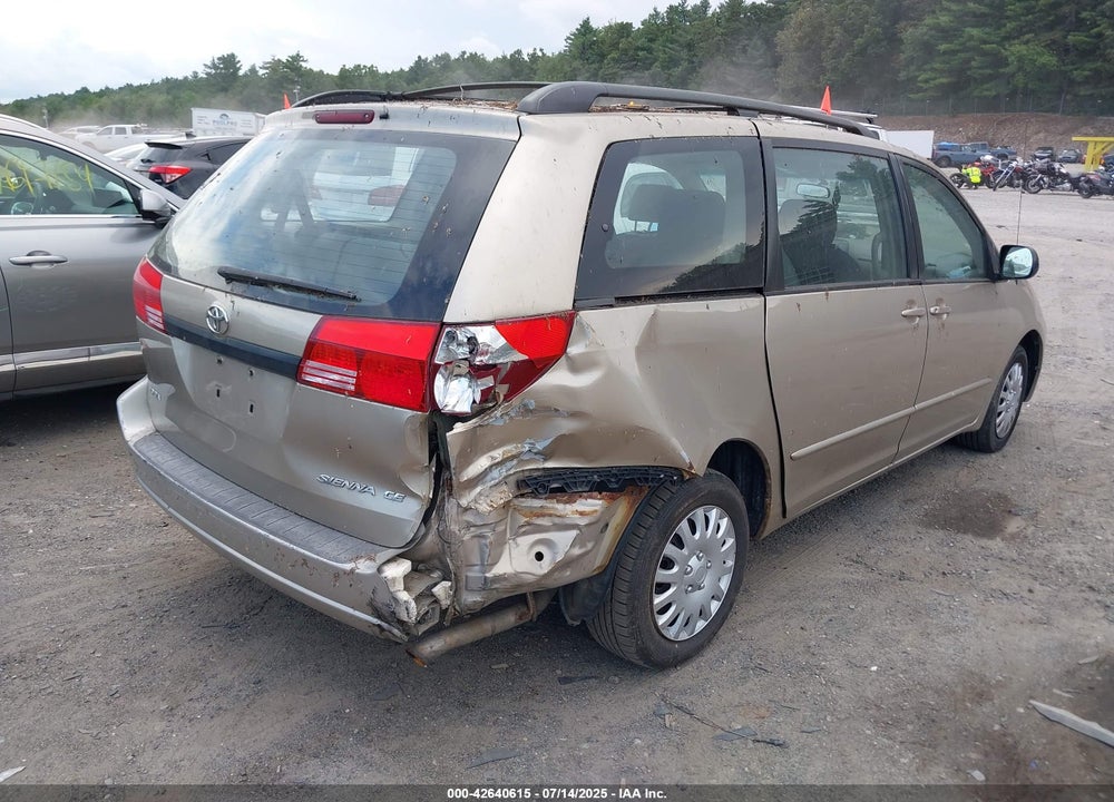 2004 TOYOTA SIENNA CE VIN: 5TDZA23C04S103475