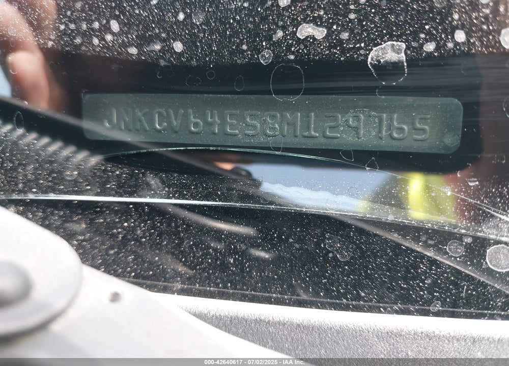 2008 INFINITI G37 VIN: JNKCV64E58M129765