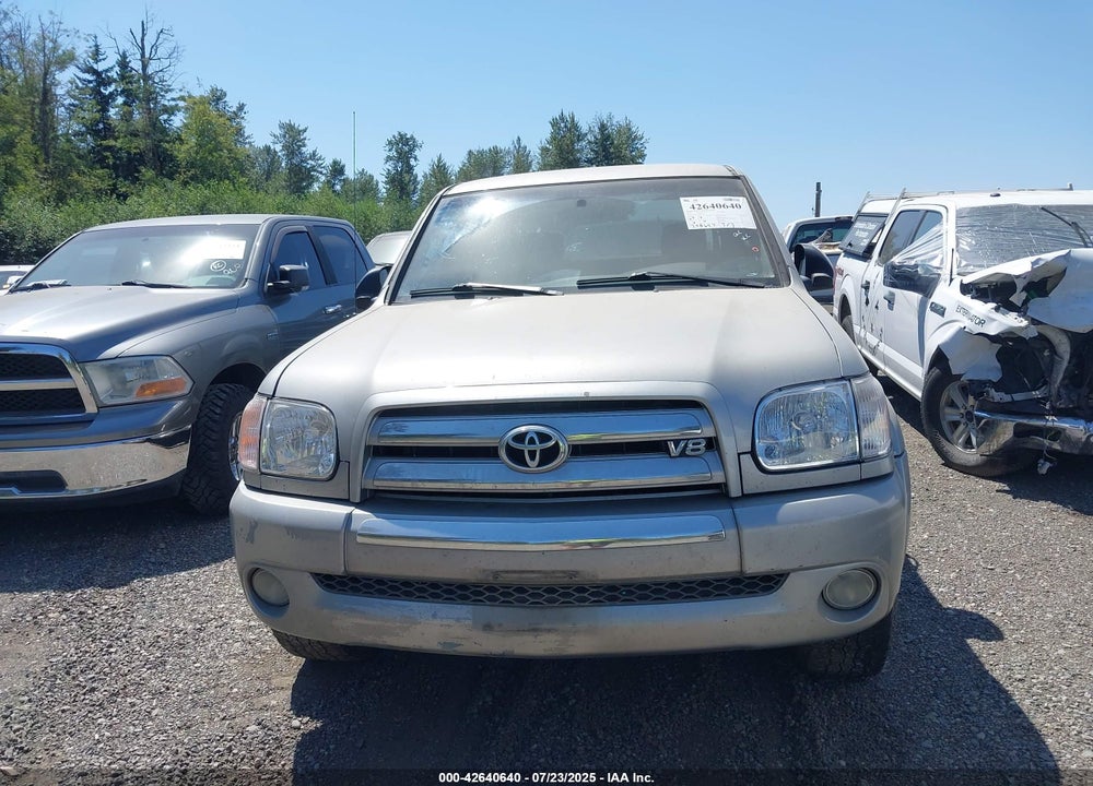 2006 TOYOTA TUNDRA SR5 V8 VIN: 5TBDT44186S552833