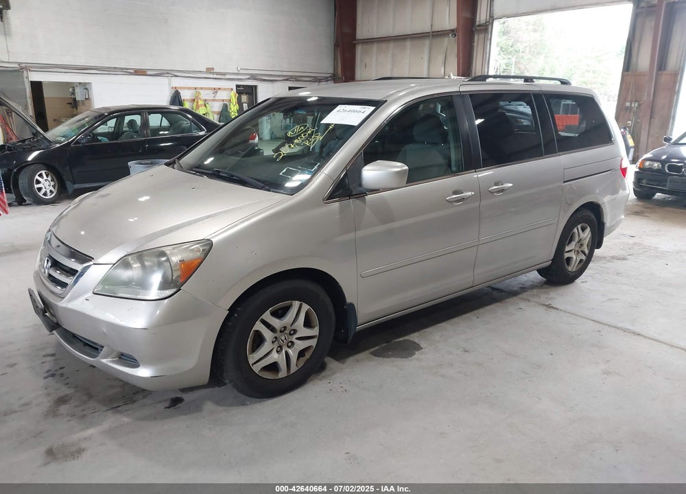 2005 HONDA ODYSSEY EX VIN: 5FNRL38455B413533