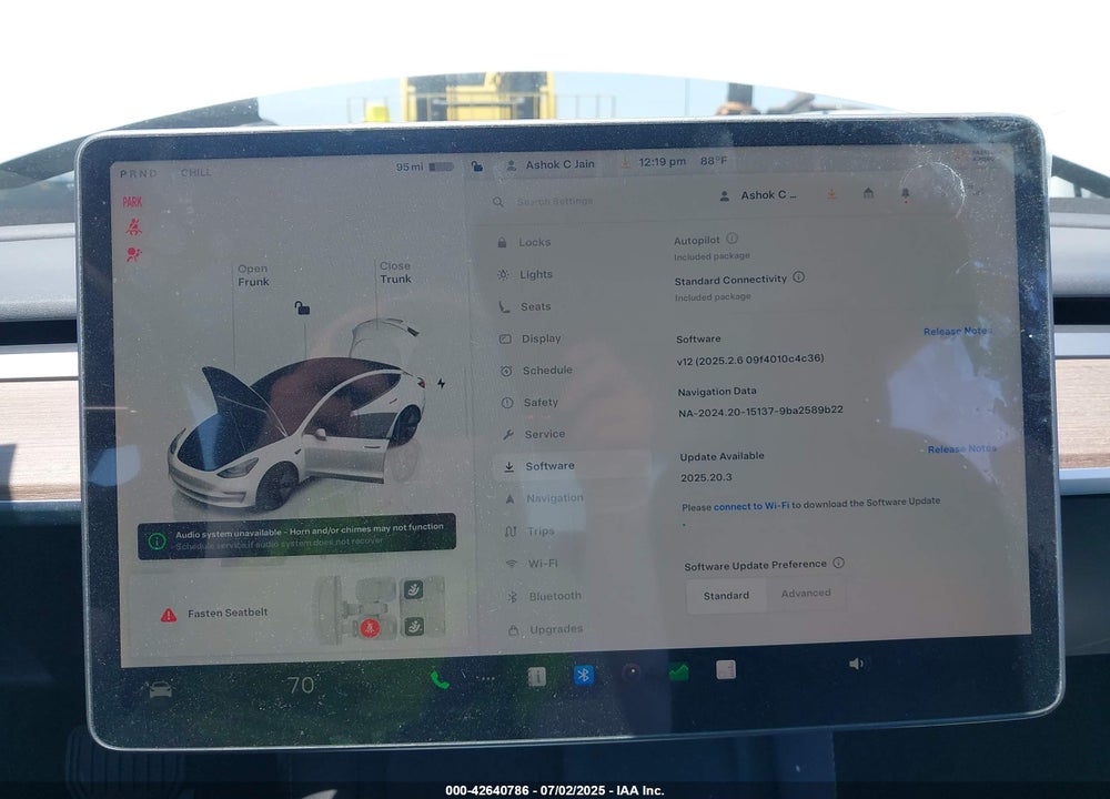 2022 TESLA MODEL 3 VIN: 5YJ3E1EB9NF267595