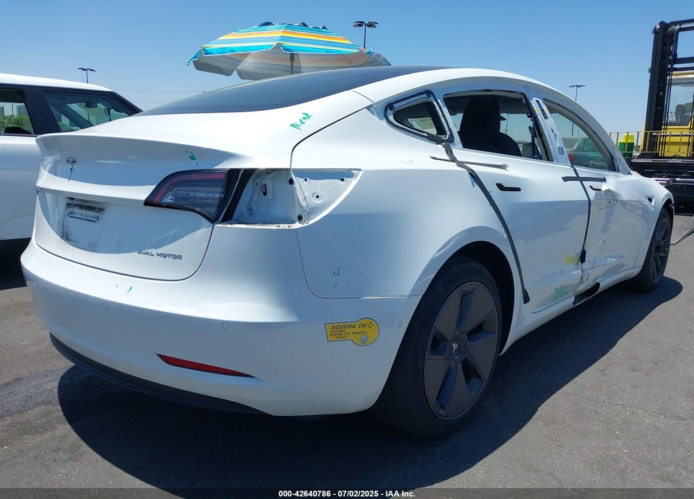 2022 TESLA MODEL 3 VIN: 5YJ3E1EB9NF267595