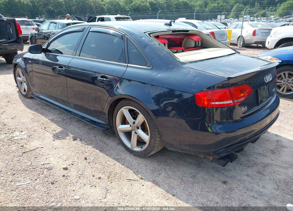 2012 AUDI A4 VIN: WAUFFAFL8CN013177
