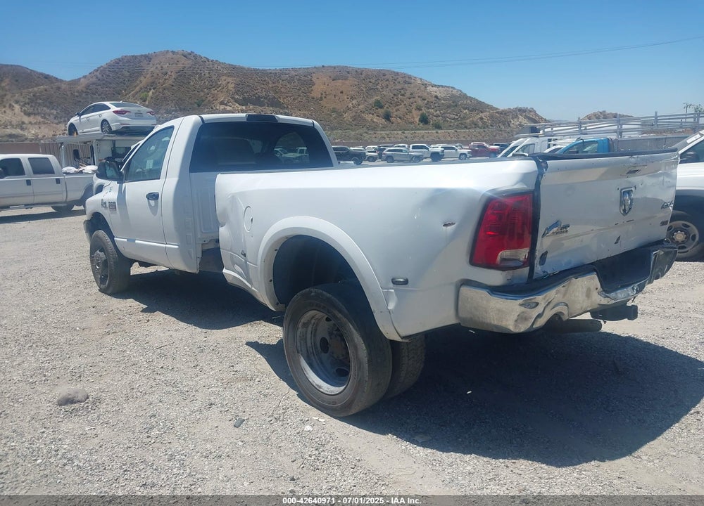 2007 DODGE RAM 3500 HD CHASSIS ST/SLT VIN: 3D6WG46A17G854718