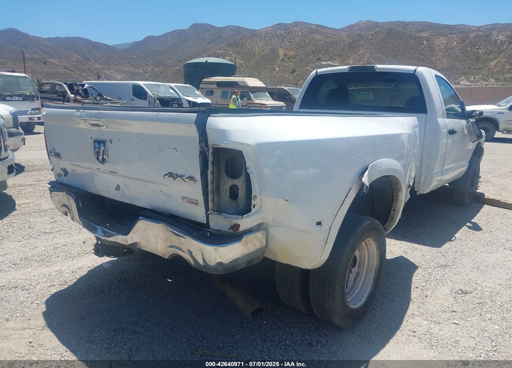 2007 DODGE RAM 3500 HD CHASSIS ST/SLT VIN: 3D6WG46A17G854718