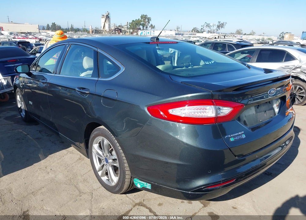 2015 FORD FUSION ENERGI TITANIUM VIN: 3FA6P0SU3FR173676