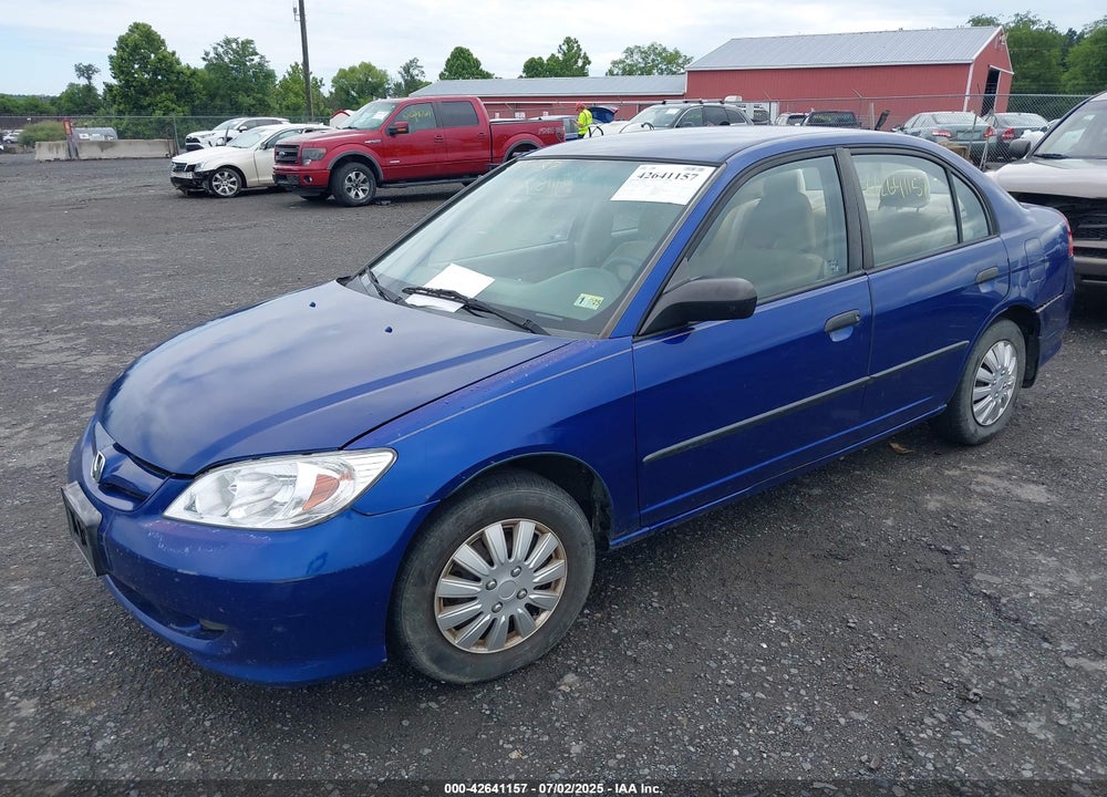 2005 HONDA CIVIC VP VIN: 1HGES16435L020640