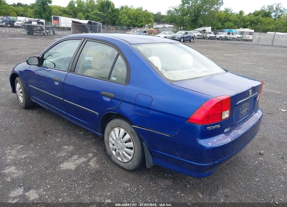2005 HONDA CIVIC VP VIN: 1HGES16435L020640