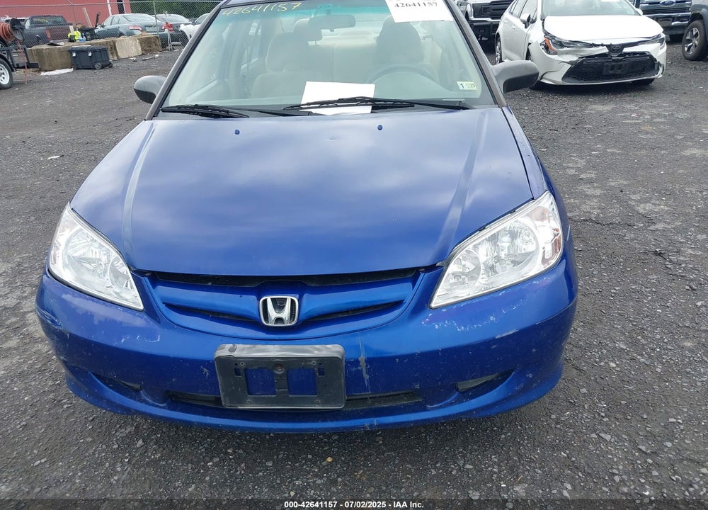 2005 HONDA CIVIC VP VIN: 1HGES16435L020640