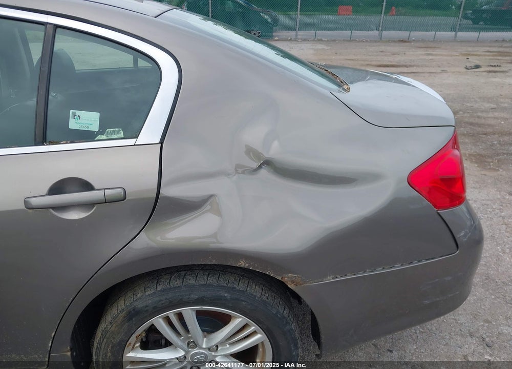 2010 INFINITI G37 VIN: JN1CV6AR7AM459215