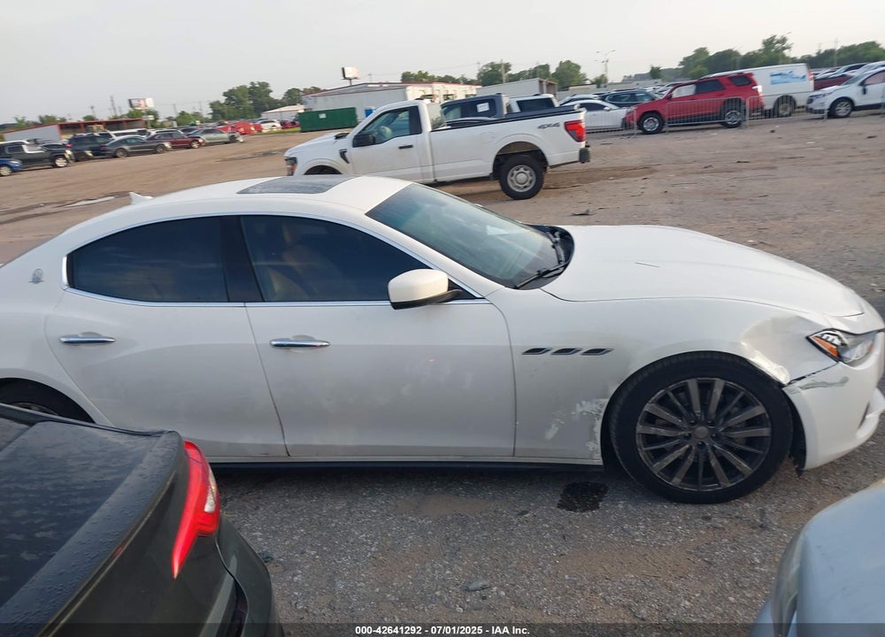 2016 MASERATI GHIBLI VIN: ZAM57XSA1G1167807