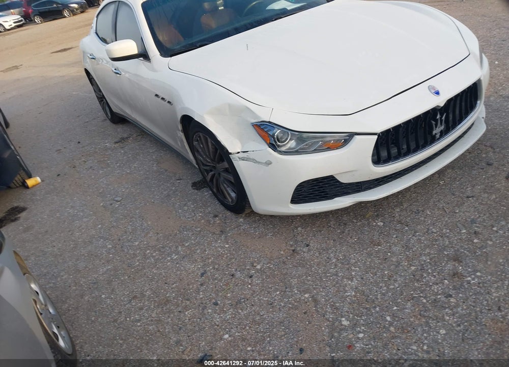 2016 MASERATI GHIBLI VIN: ZAM57XSA1G1167807
