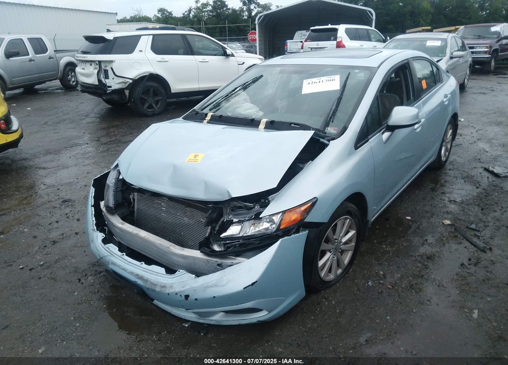 2012 HONDA CIVIC VIN: 19XFB2F9XCE045948