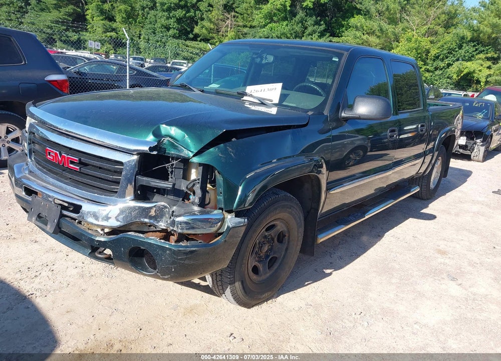 2004 GMC SIERRA 1500 SLE VIN: 2GTEK13T741410607