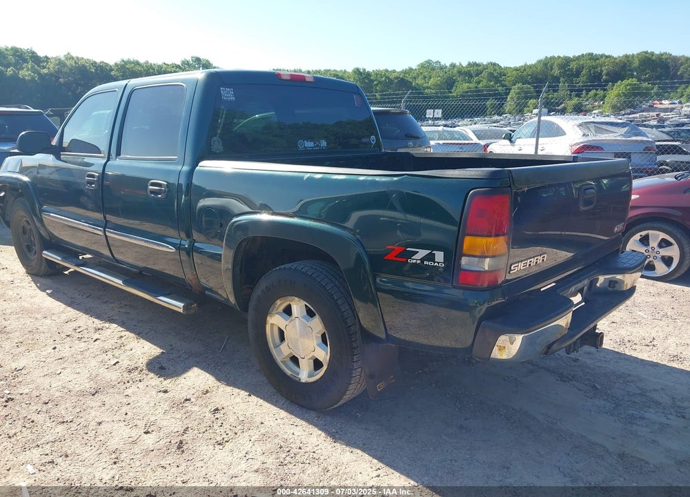2004 GMC SIERRA 1500 SLE VIN: 2GTEK13T741410607