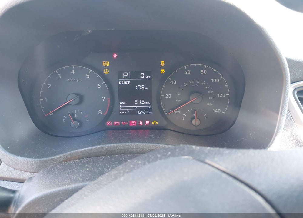 2018 HYUNDAI ACCENT VIN: 3KPC24A37JE035389