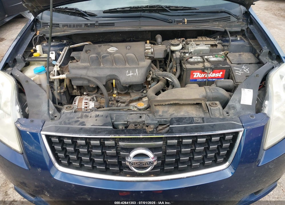 2008 NISSAN SENTRA VIN: 3N1AB61E58L751639