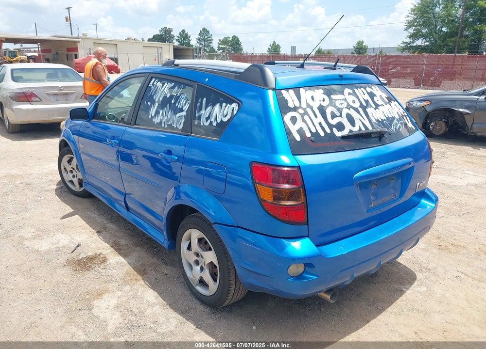 2008 PONTIAC VIBE VIN: 5Y2SL65898Z412040