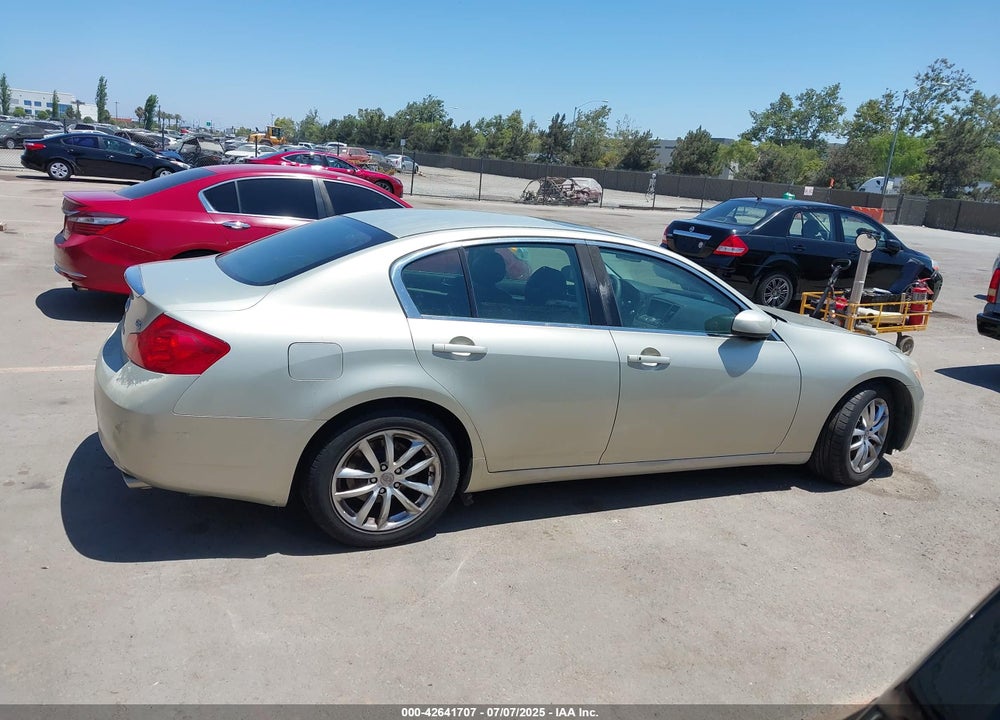 2007 INFINITI G35 JOURNEY VIN: JNKBV61E97M709311