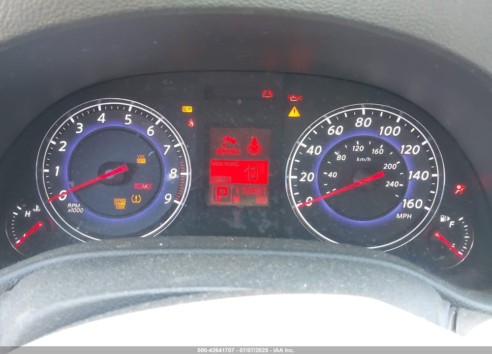 2007 INFINITI G35 JOURNEY VIN: JNKBV61E97M709311