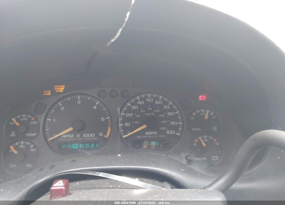 2002 CHEVROLET BLAZER VIN: 1GNCS13W32K135002