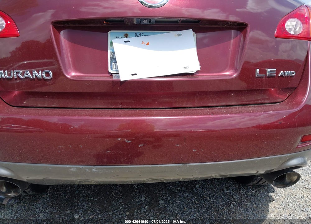2010 NISSAN MURANO VIN: JN8AZ1MWXAW100267