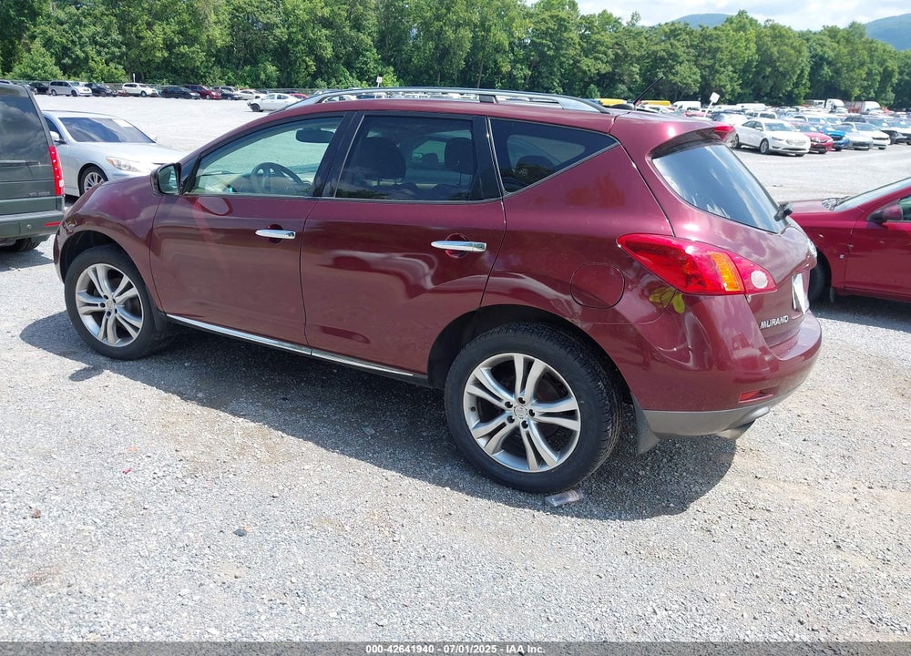2010 NISSAN MURANO VIN: JN8AZ1MWXAW100267
