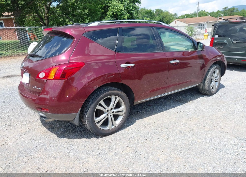 2010 NISSAN MURANO VIN: JN8AZ1MWXAW100267