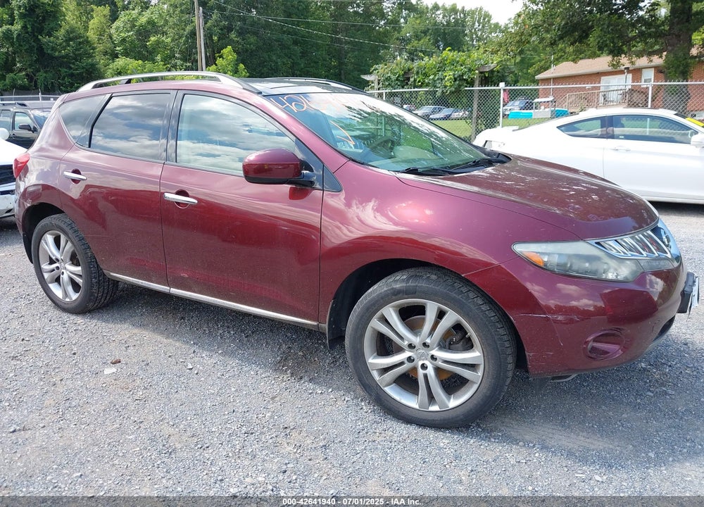 2010 NISSAN MURANO VIN: JN8AZ1MWXAW100267