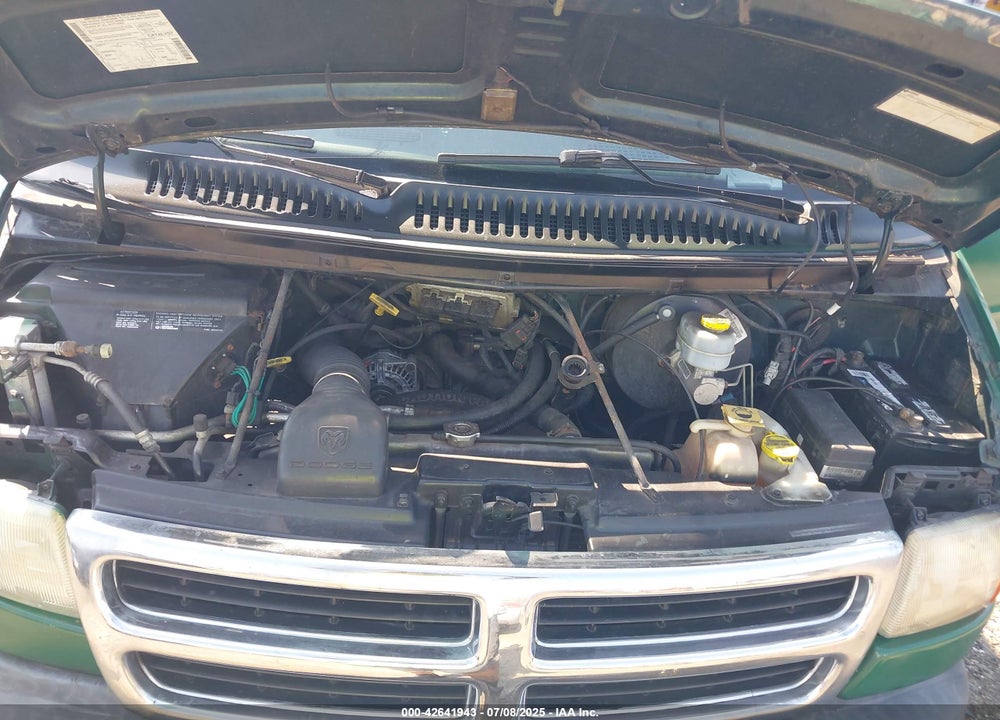2000 DODGE RAM VAN 1500 CONVERSION VIN: 2B6HB11X8YK139080