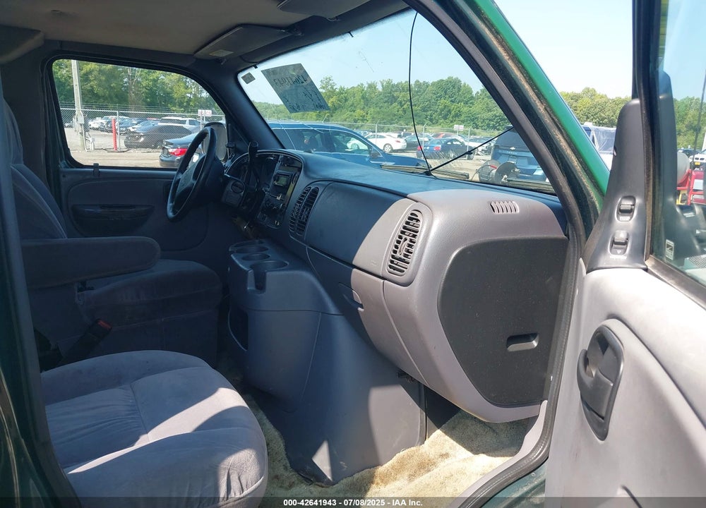 2000 DODGE RAM VAN 1500 CONVERSION VIN: 2B6HB11X8YK139080