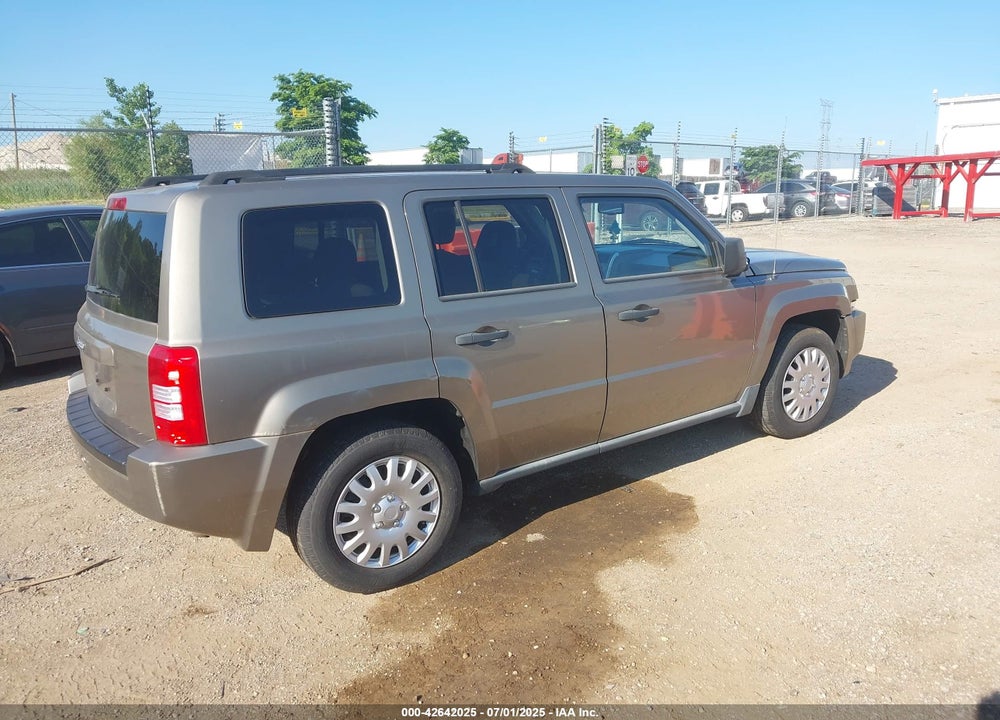 2008 JEEP PATRIOT SPORT VIN: 1J8FF28W38D705224