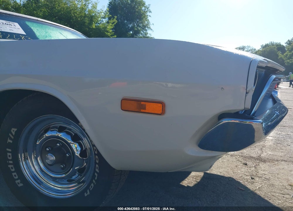 1972 DODGE CHALLENGER VIN: JH23G2B386695
