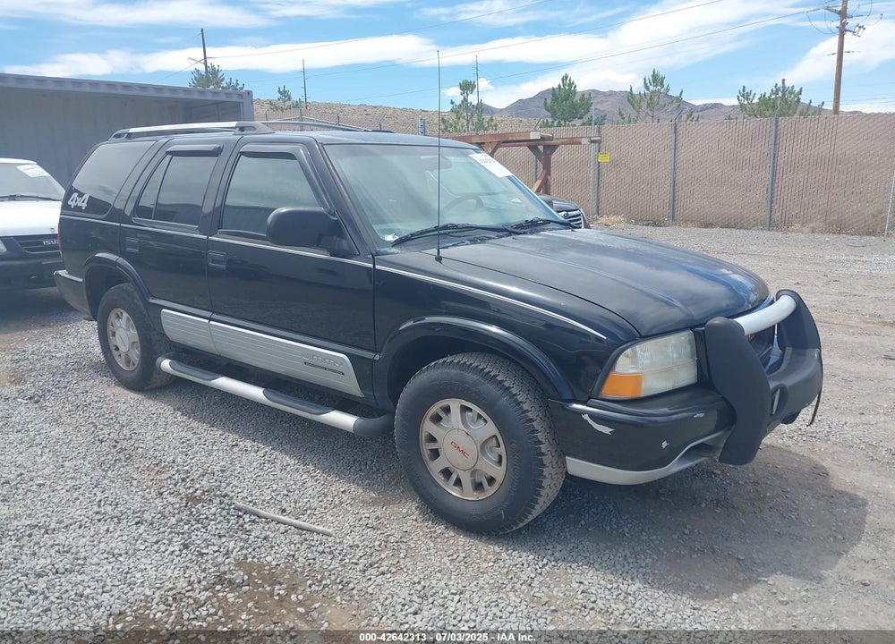 2000 GMC JIMMY JDE W/1SH/1SJ VIN: 1GKDT13WXY2247996